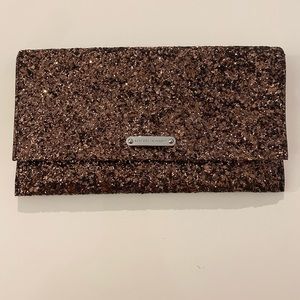 Rebecca Minkoff Bronze Glitter Clutch (RARE!)